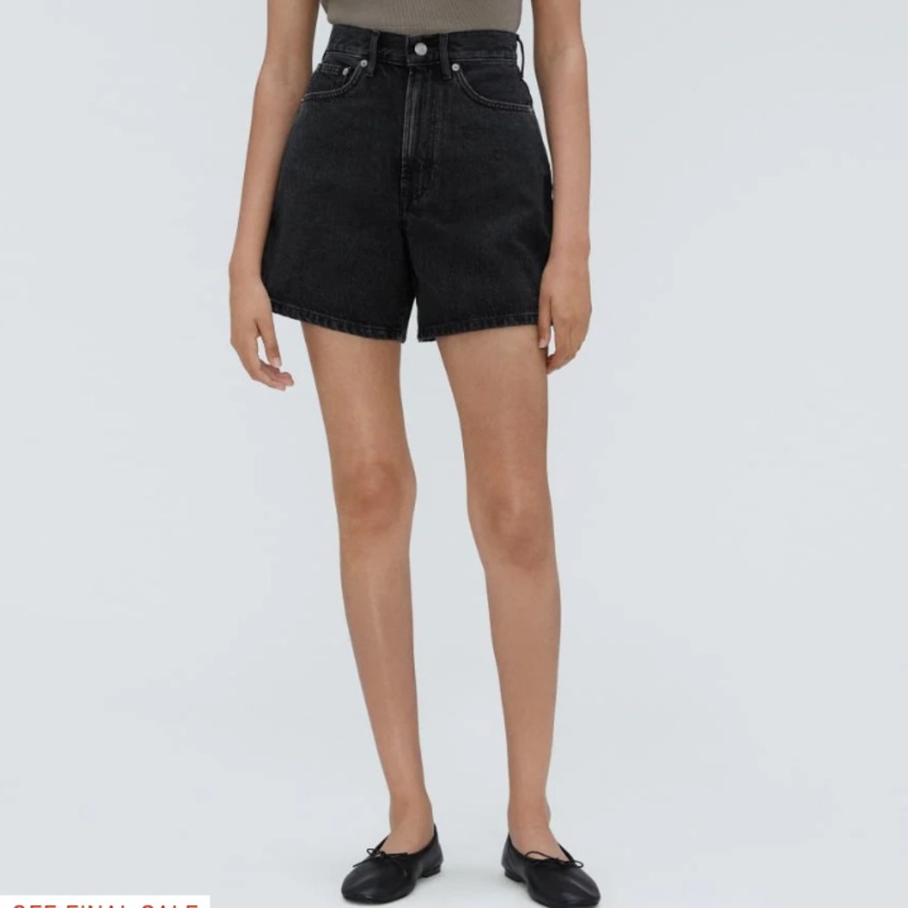 Everlane A Line Denim Shorts